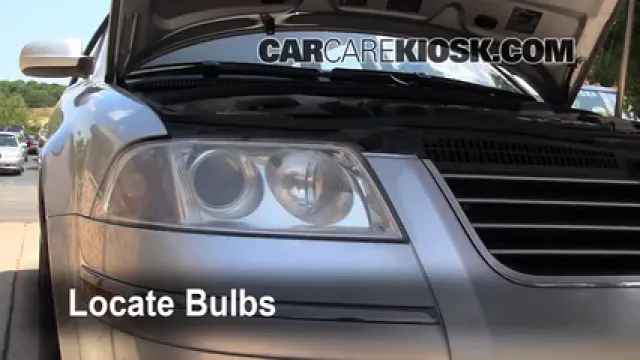 2004 Volkswagen Passat GLX 2.8L V6 Wagon Éclairage Feu clignotant avant (remplacer l'ampoule)